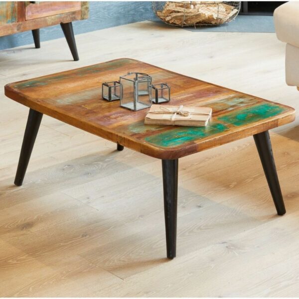 Reclaimed Nirvana Solid Wood Rectangular Coffee Table