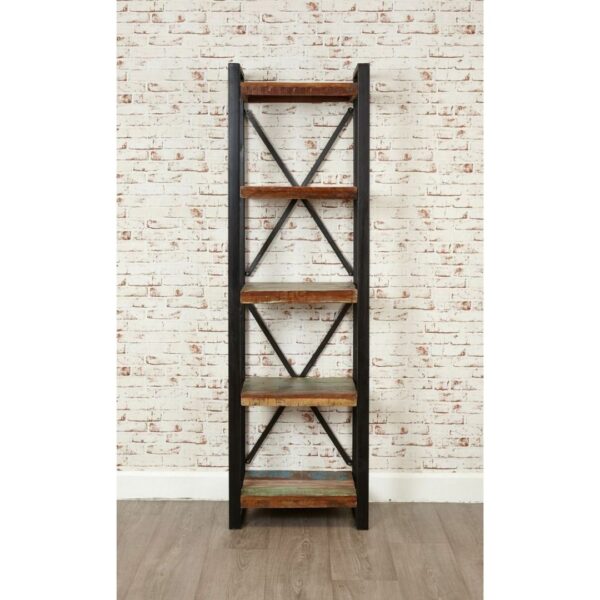 Reclaimed Nirvana Solid Wood Thin Bookshelf