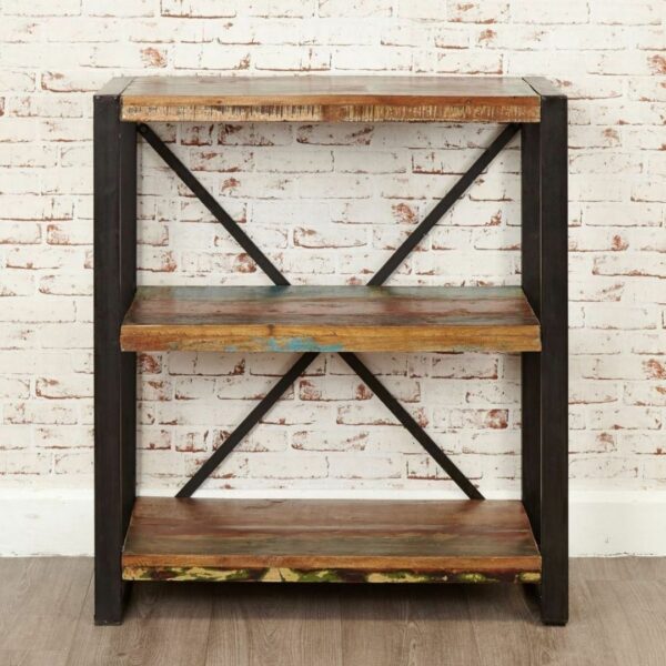 Reclaimed Nirvana Solid Wood Small Bookshelf
