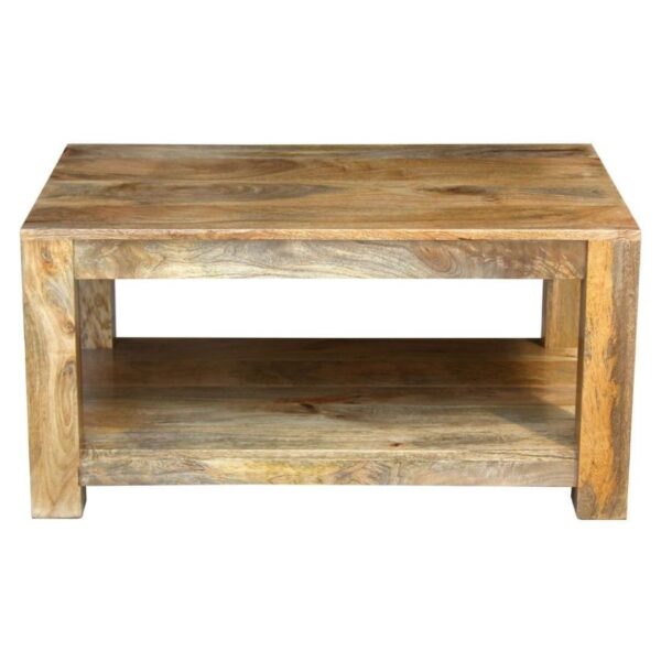 Modern Bonnat Solid Wood Natural Coffee Table