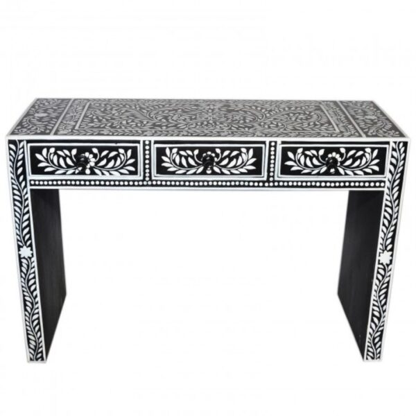 Hand Painted Pandora Bone Inlay Hall Table