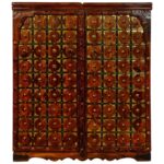 solid wood liquor cabinet