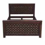solid wood bed frame
