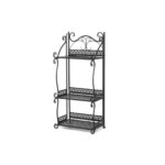 metal open bookshelf