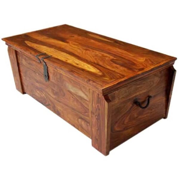Modern Bonnat Solid Wood Natural Storage Chest