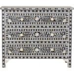 Bone Inlay Chest of Drawers