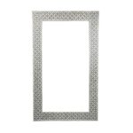 geometric wall mirror