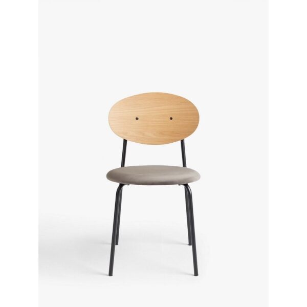 Industrial Metal Factory Solid Wood Natural Dining Chair