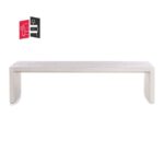 white dining bench seat