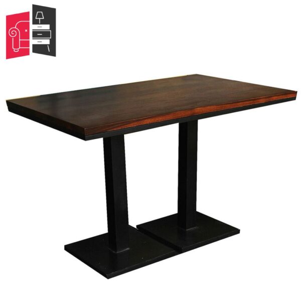 Modern Solid Wood Teak Talk Wooden Dining Table