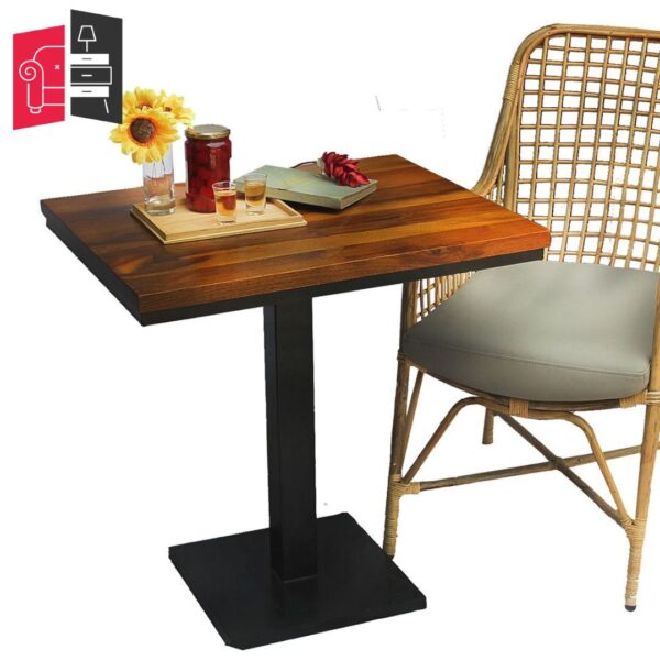 Modern Solid Wood Teak Talk Wooden Dining Table